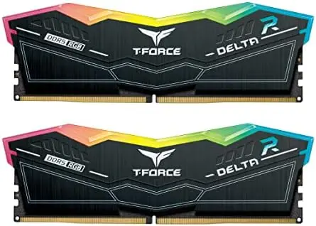 RAM DDR5 T-FORCE DELTA 16GB 6400 MHZ ARGB BLACK